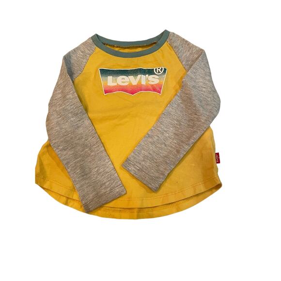 Levi's Girl's long sleeve tee size 18m - Picture 1 of 6